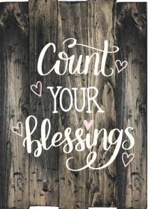 Count your blessings 