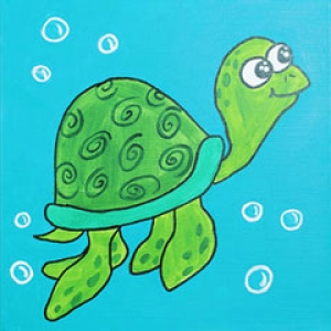 swimming sea turtle (1)